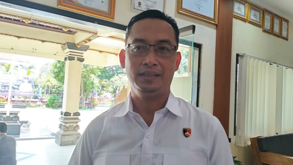 KASUS: Kasat Reskrim Polres Tabanan, AKP Mohammad Taufik Effendi membeberkan belum terungkapnya kasus pengeroyokan di Tunjuk.