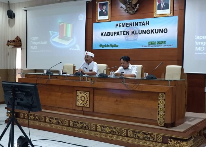ASET : Badan Pendapatan Pengelolaan Keuangan dan Aset Daerah (BPPKAD) Kabupaten Klungkung melaksanakan sosialisasi mengenai pemenuhan data aset daerah.