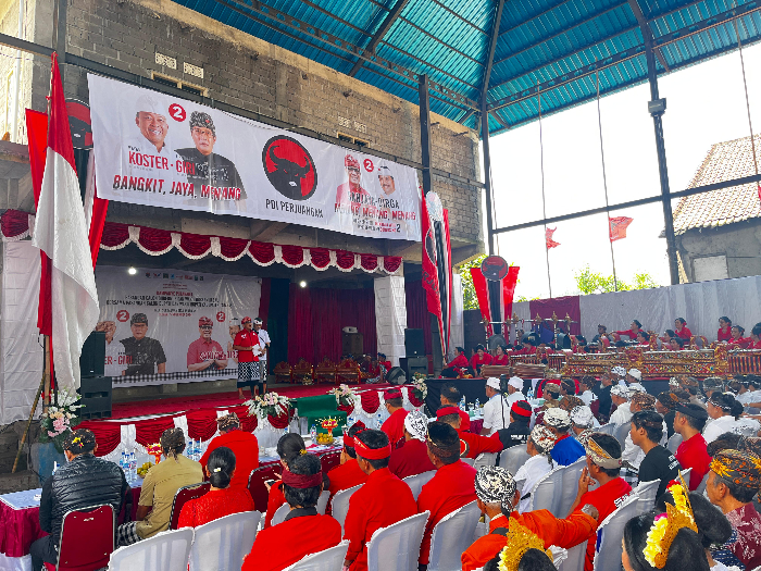 Masyarakat di lima Desa di Kecamatan Pupuan Bulatkan Tekad Dukung Paket Sanjaya-Dirga&nbsp;