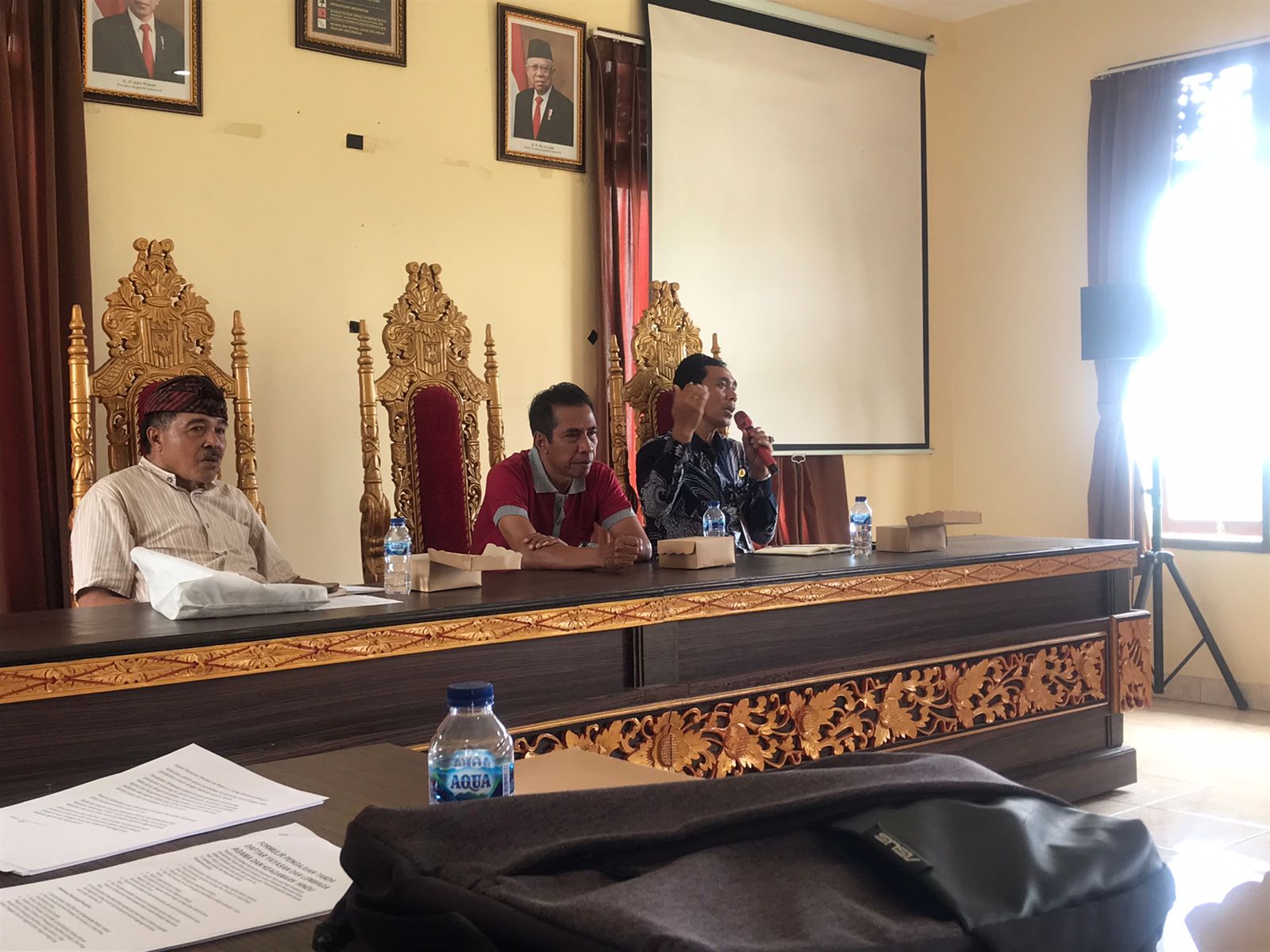 SOSIALISASI : Sosialisasi pendirian Widyalaya.