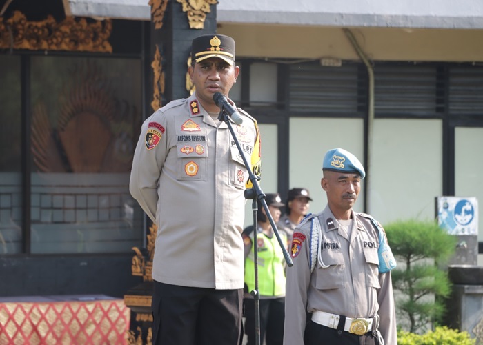 Kapolres Klungkung AKBP Alfons W. P. Letsoin, S.I.K.