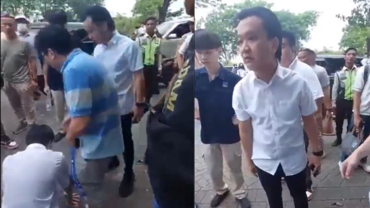 Viral pengusaha Surabaya minta siswa SMA  Menggonggong