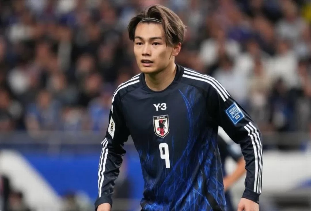 Absennya Ayase Ueda menjadi masalah bagi Jepang , namun penggantinya masih tetap membahayakan bagi timnas Indonesia. (ESPN )