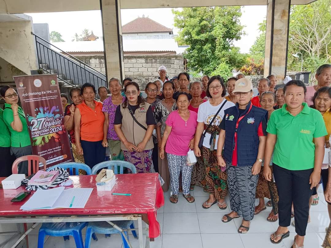 SOSIALISASI: Sosialisasi Pilkada oleh KPU Tabanan sebagai salah satu persiapan Pilkada 2024.
