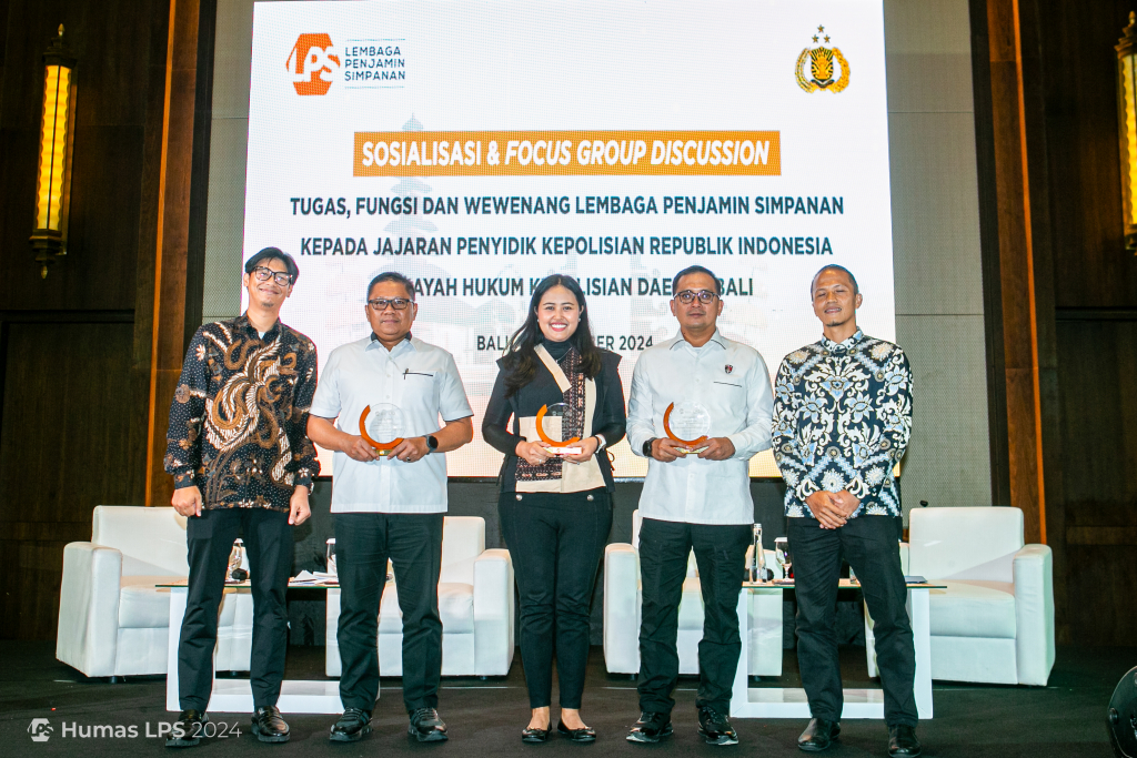 Lembaga Penjamin Simpanan (LPS) bersama Kepolisian Republik Indonesia (Polri) menyelenggarakan sosialisasi dan Focus Group Discussion (FGD)