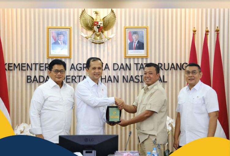 Pertemuan Menteri ATR/BPN dan Menteri Transmigrasi