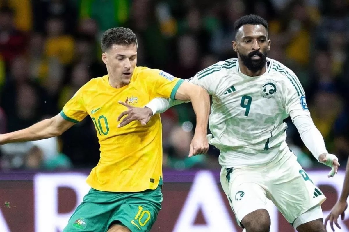 Keputusan kontroversial terjadi di laga Australia vs Arab Saudi yang berakhir imbang. (Instagram @saudint)