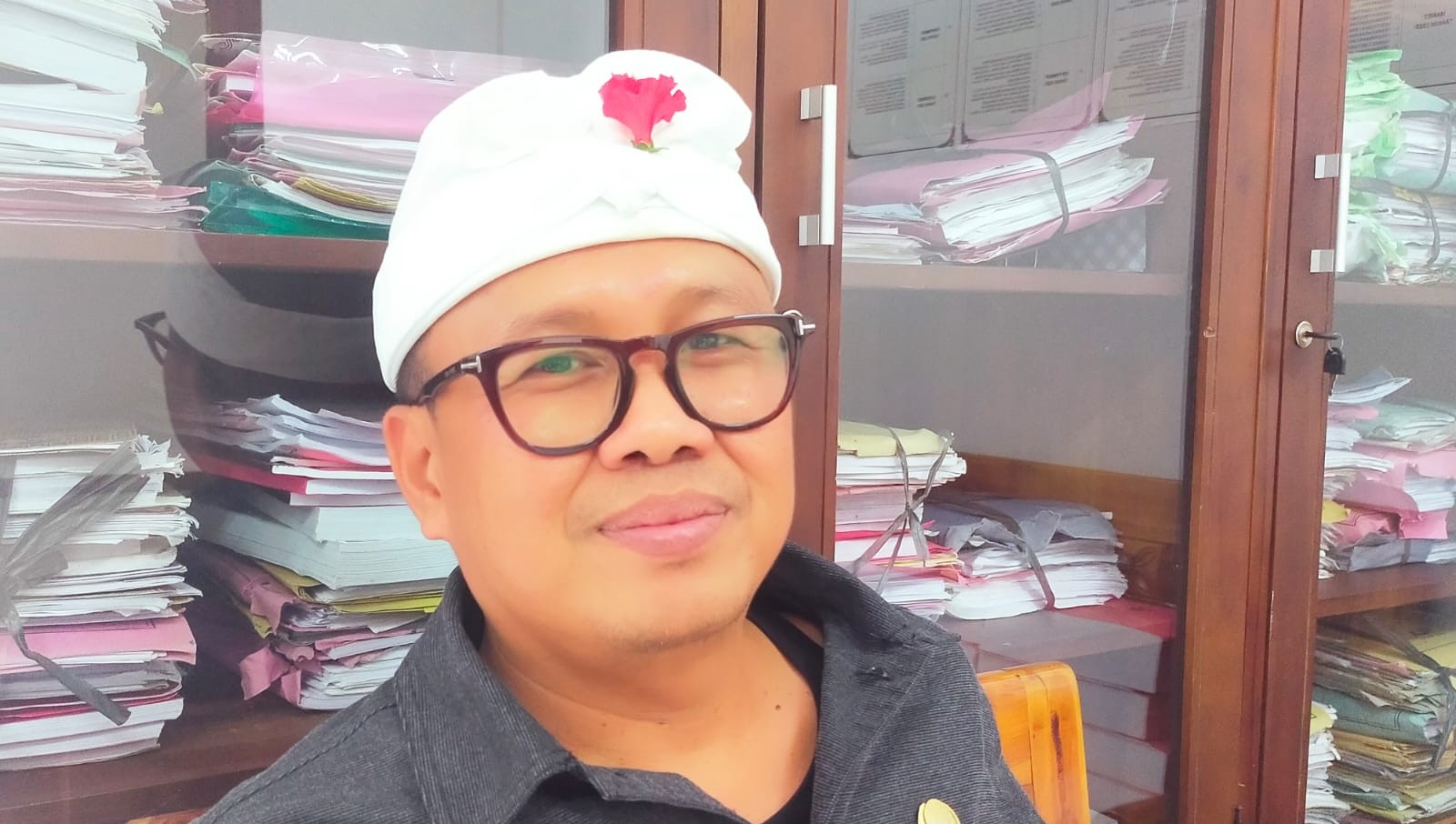 Kepala Bagian Dukungan Fungsi DPRD, Persidangan, dan Risalah DPRD Bangli, Wayan Eddy Ruspariadi.