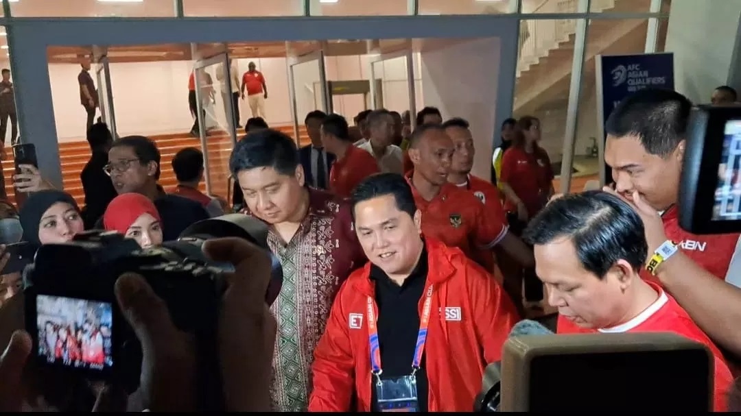 Ketum PSSI Erick Thohir. (Dimas Ramadhan/JawaPos.com)