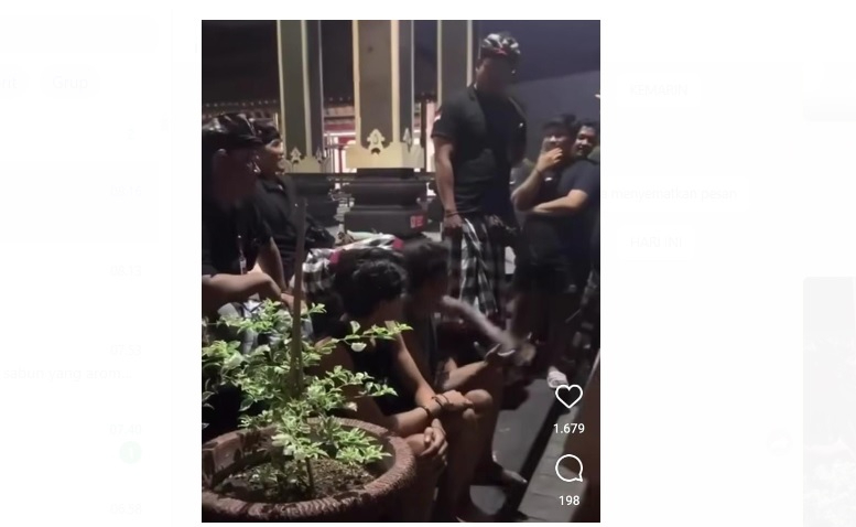 Dua orang pendatang diamankan usai membuat onar di jalanan Bali