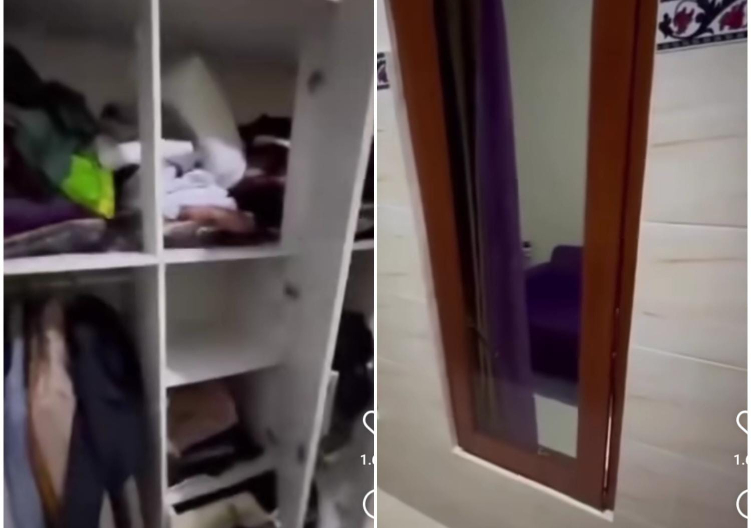 Seorang warganet membagikan kondisi kamar kos yang berantakan usai di acak-acak maling
