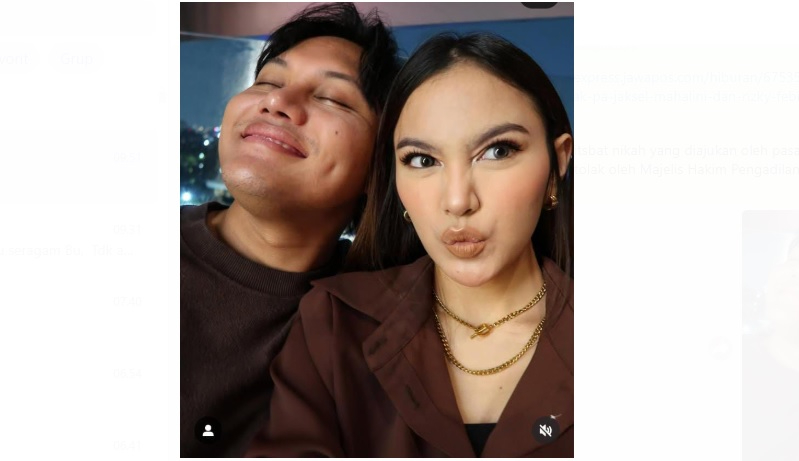 Mahalini angkat suara terkait pernikahannya tak tercatat di KUA