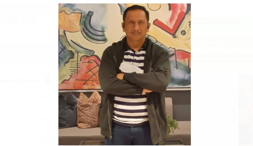 Pasek Suardika beri ucapan selamat kepada Koster-Giri
