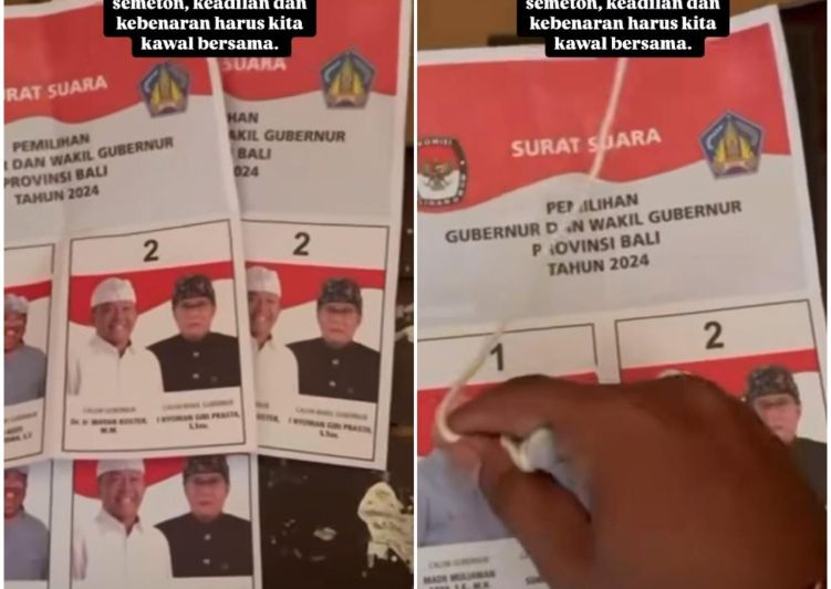 Ketua KPU Bali siap menindaklanjuti video viral warga coblos empat surat suara