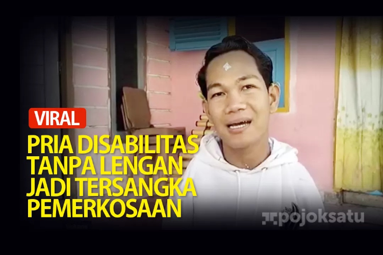 Agus Buntung meminta keadilan usai ditetapkan sebagai tersangka dugaan pemerkosaan
