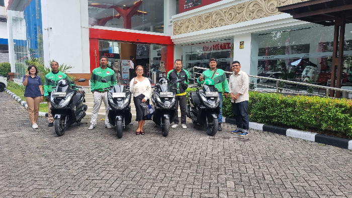 Rasakan kenyamanan Honda PCX160, Mitra Driver Grab Ikut Riding Test