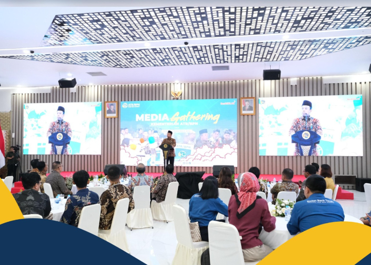 Kementerian Agraria dan Tata Ruang/Badan Pertanahan Nasional (ATR/BPN) mengadakan Media Gathering