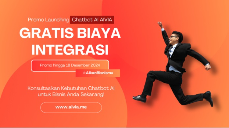 promo launching chatbot AIVIA