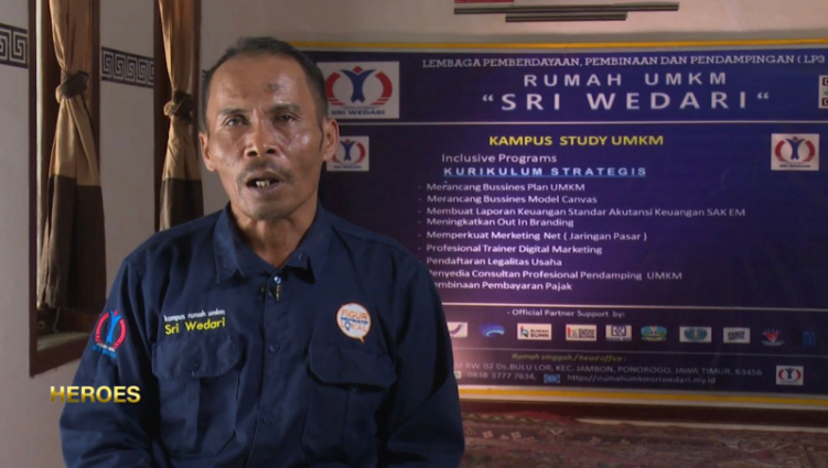 Saiban merupakan Figur Inspiratif Lokal Gerakkan UMKM Ponorogo