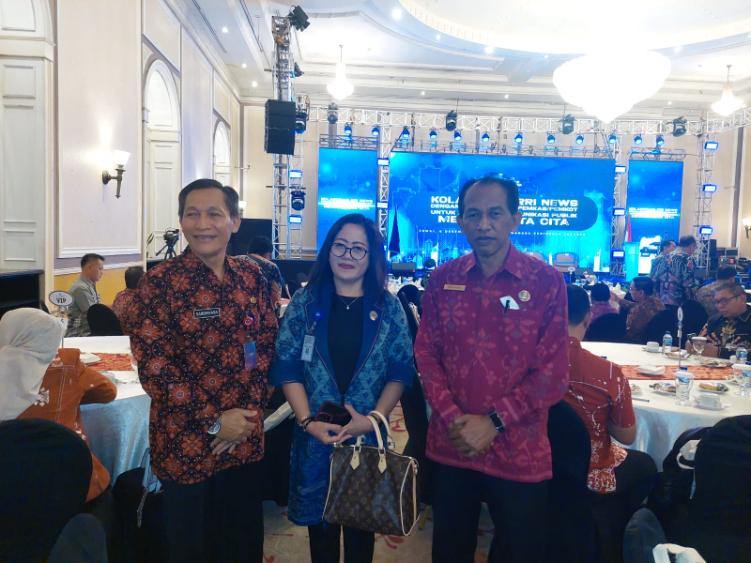Sekda Jembrana I Made Budiasa saat menghadiri Kegiatan Kolaborasi RRI News dengan Pemerintah Provinsi dan Pemerintah Kabupaten Kota seluruh Indonesia