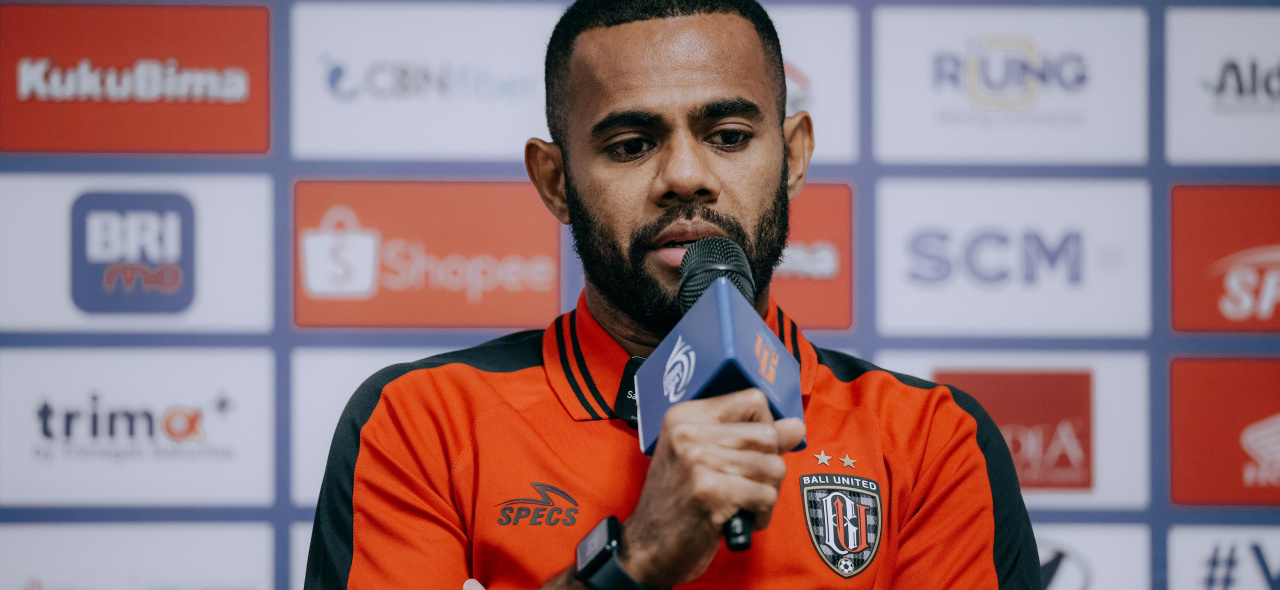 Pemain Bali United Yabes Roni Malaifani.