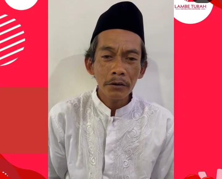 Beredar sebuah video Sunhaji menangis minta Presiden Prabowo tolak pengunduran diri Gus Miftah