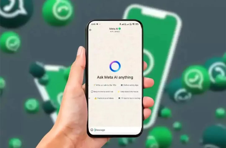 Meta AI ada di aplikasi Whatapps
