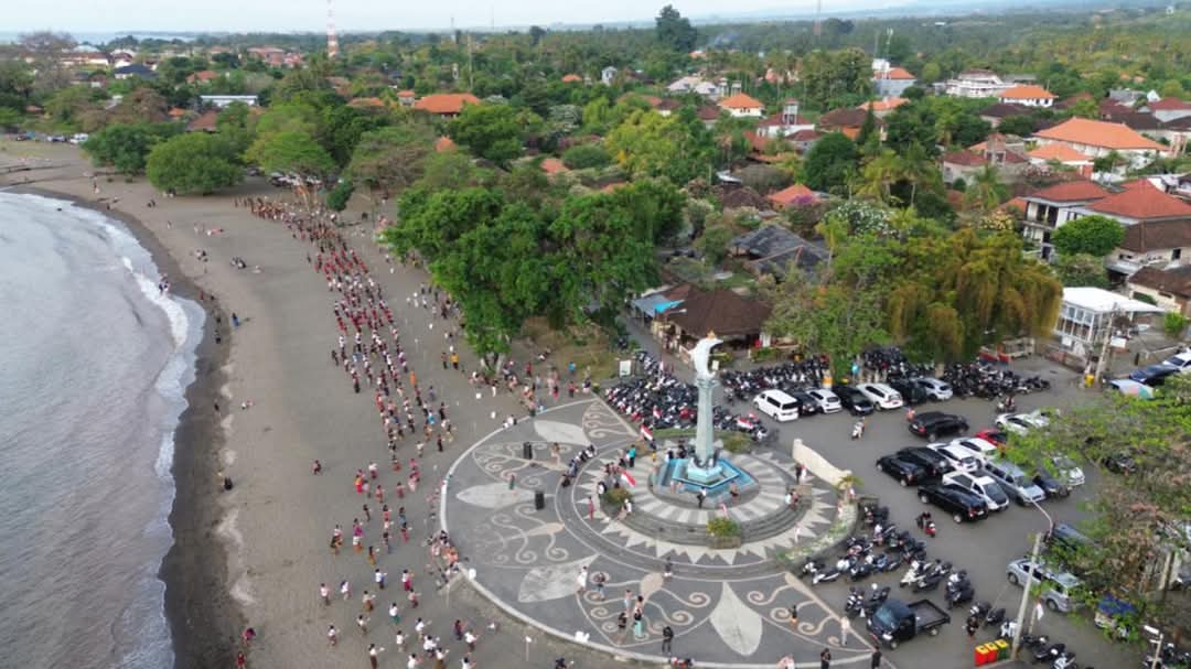 Pemantauan keamanan tempat wisata di wilayah Kabupaten Buleleng.
