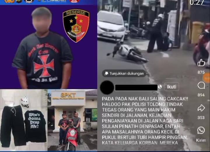 Polsek Dentim tangkap pelaku penganiayaan di Denpasar