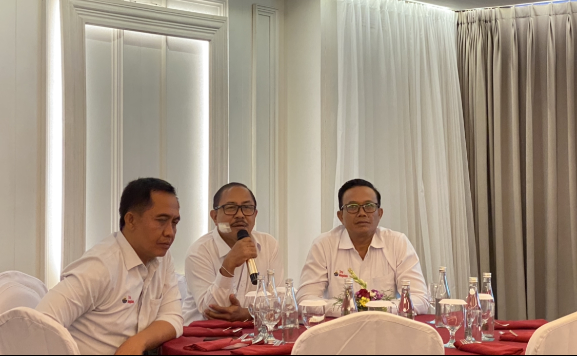 Jajaran Direksi Perumda Air Minum Tirta Mangutama.