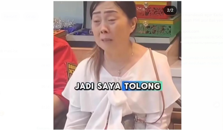 Ibunda George Sugama Halim tak kuasa menahan tangis ajak korban kekersan sang anak berdamai