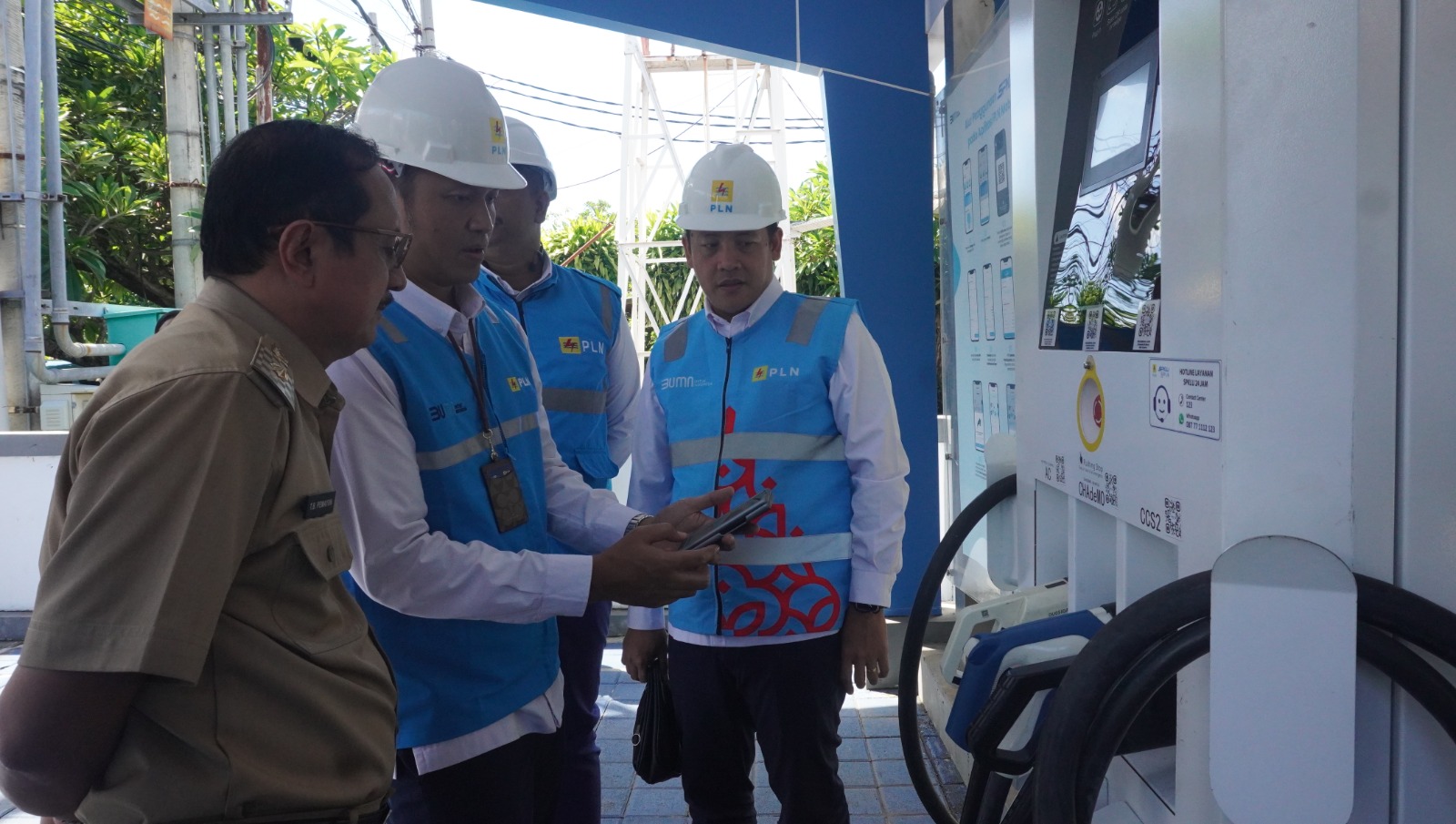 PERSIAPAN: PT PLN (Persero) bersama Dinas Ketenagakerjaan Energi Sumber Daya Mineral (Disnaker ESDM) Provinsi Bali, Dinas Pariwisata Provinsi Bali dan Dinas Perhubungan Provinsi Bali pastikan kesiapan