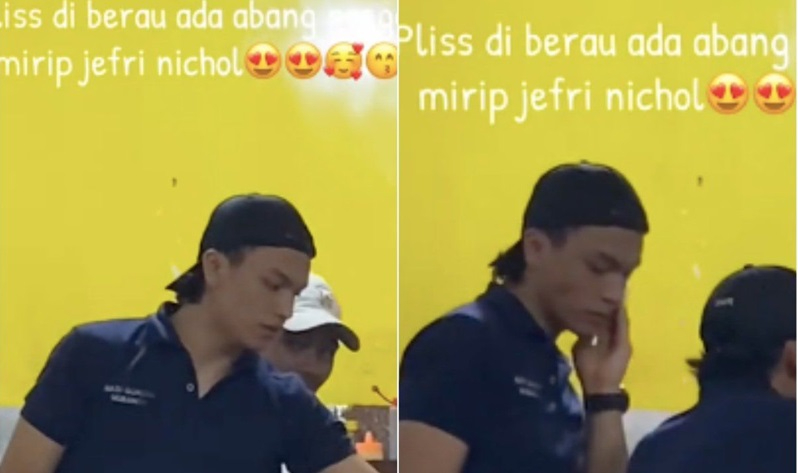 Penjual Nasi Goreng di Berau miliki wajah tampan mirip Jefri Nichol