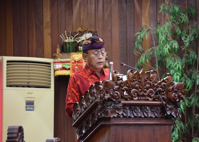 Ketua Fraksi Nasional Solidaritas Nyoman Sukirta.
