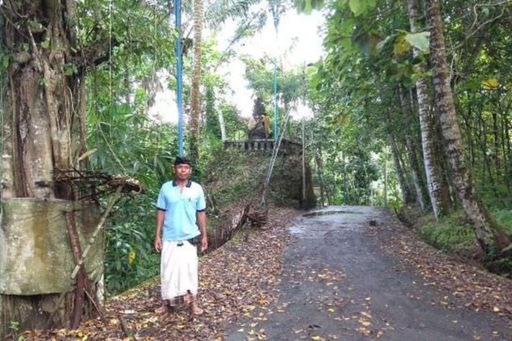 Kawasan Pura Taman Baginda yang terletak di Banjar Peteluan, Desa Temesi, Gianyar, Bali