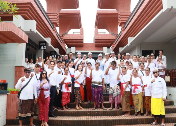 UMKM : Walikota Denpasar, I Gusti Ngurah Jaya Negara dalam kesempatan peresmian Sentra UMKM