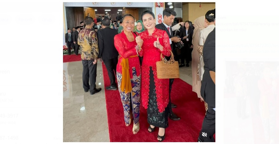 Niluh Djelantik beri dukungan Rieke Diah Pitaloka usai dilaporkan ke MKD