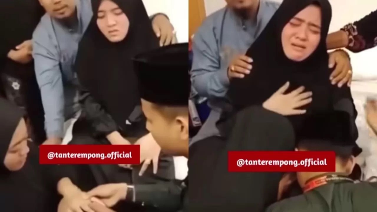 Tangkapan layar video istri yang merelakan suaminya melamar adik kandungnya sendiri karena selama pernikahan yang dijalani belum dikaruniai keturunan. (Foto: Instagram)