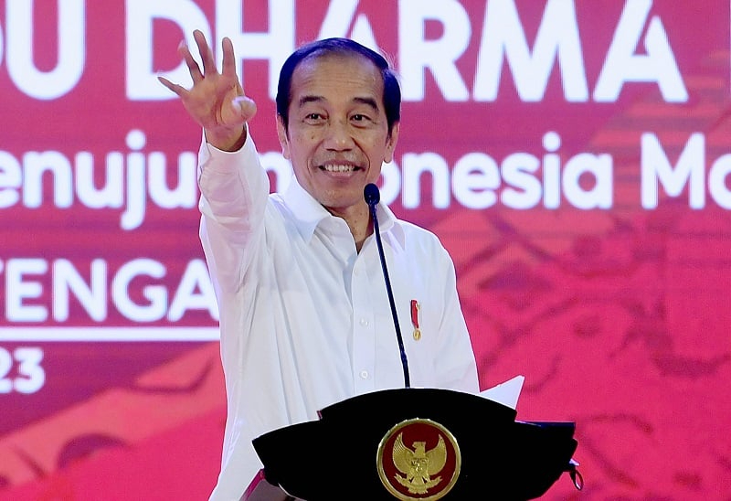Joko Widodo memberi respons usai masuk daftar pemimpin terkorup versi OCCRP