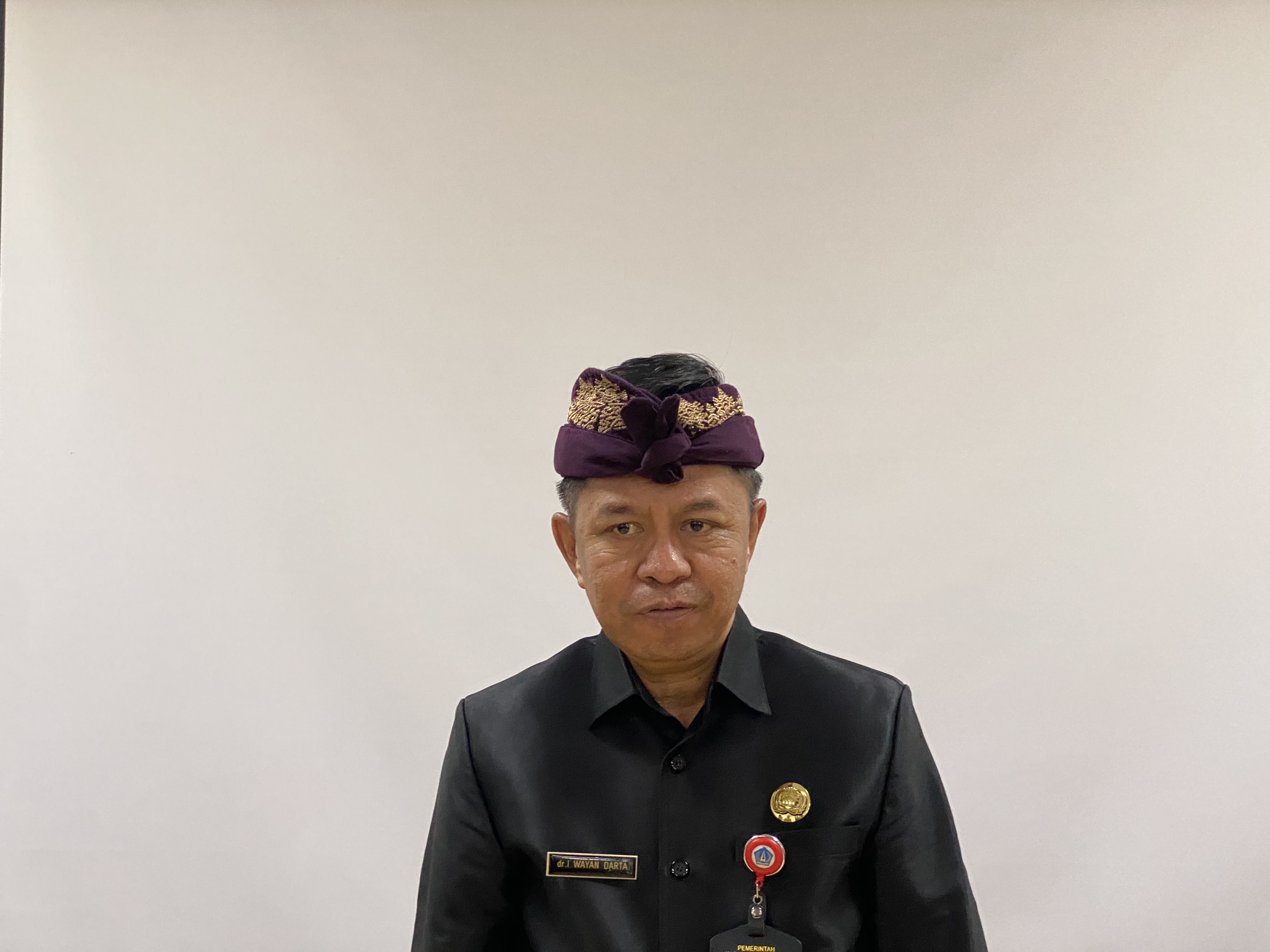 Direktur Utama RSD Mangusada Badung, dr. I Wayan Darta Menjelaskan paket medical check up untuk calon PPPK KTP Badung.