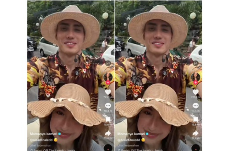 Jennifer Coppen mendapat peringatan dari Fans Fuji lantaran terlihat jalan bareng Aisar Khaled