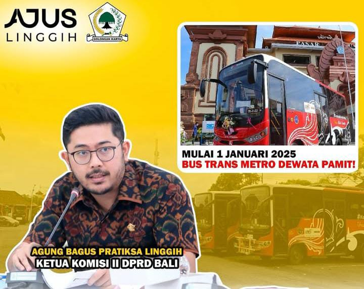 Ketua Komisi II DPRD Provinsi Bali, Agung Bagus Pratiksa Linggih menyayangkan keputusan penghentian operasional TMD