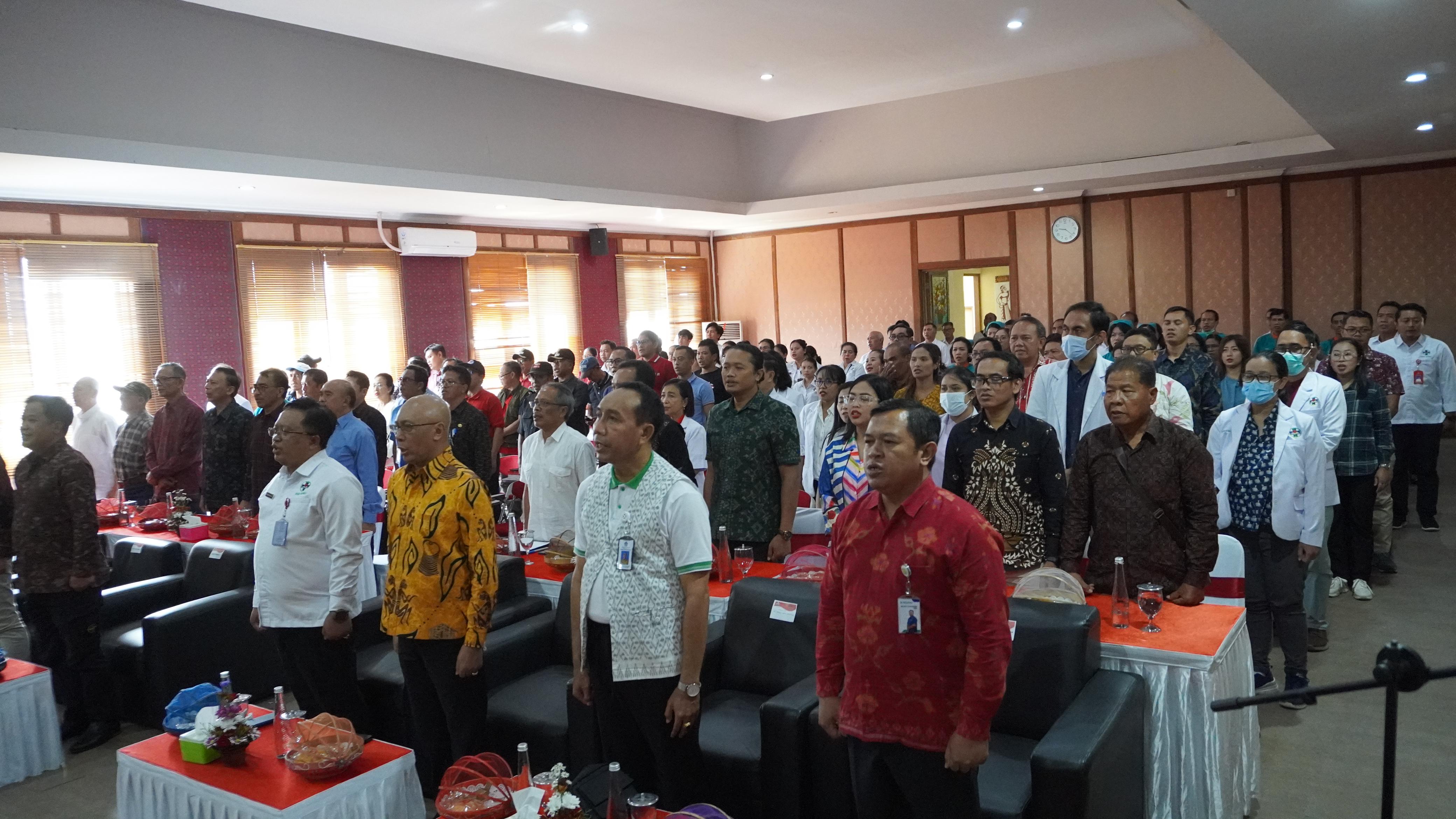 RSUD Bangli menggelar konsultasi publik yang salah satunya menyinggung Mobile JKN pada Jumat (3/1/2025).