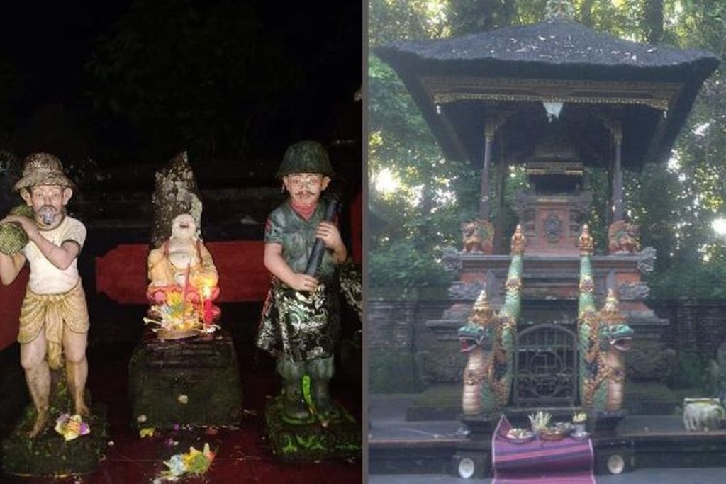 Palinggih Ida Bhatara Cina di Pura Manik Terus di Bali