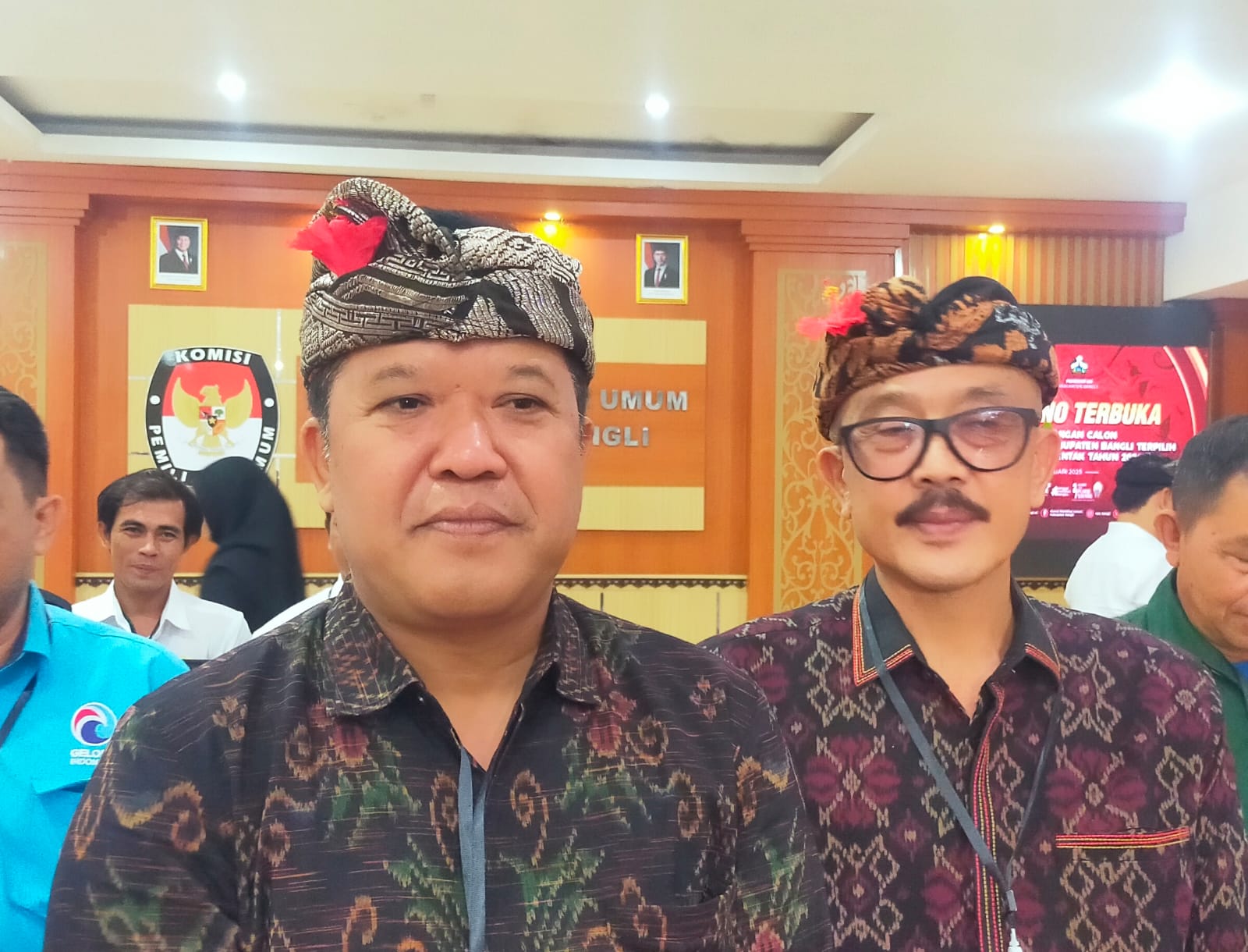 Sang Nyoman Sedana Arta dan I Wayan Diar sebagai Bupati dan Wakil Bupati Bangli terpilih untuk periode 2025-2030.&nbsp;
