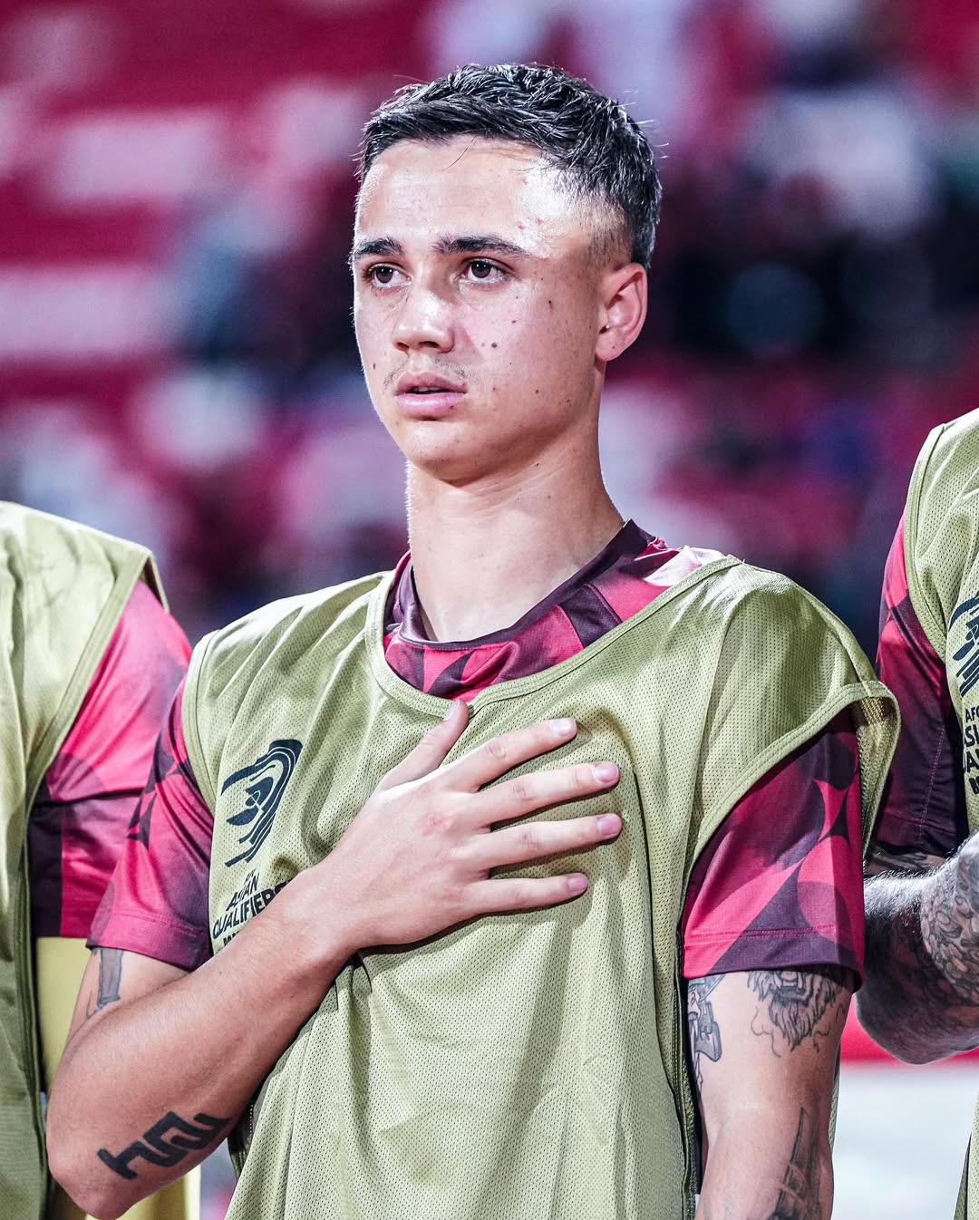 ELIANO: Pemain Timnas Indonesia Eliano Reijnders mendapat berbagai tanggapan lantaran tidak mengucapkan salam perpisahan ke Shin Tae-yong.