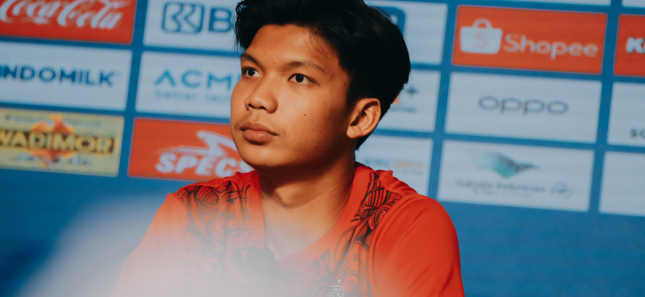 Pemain Bali United Kadek Arel Priyatna.
