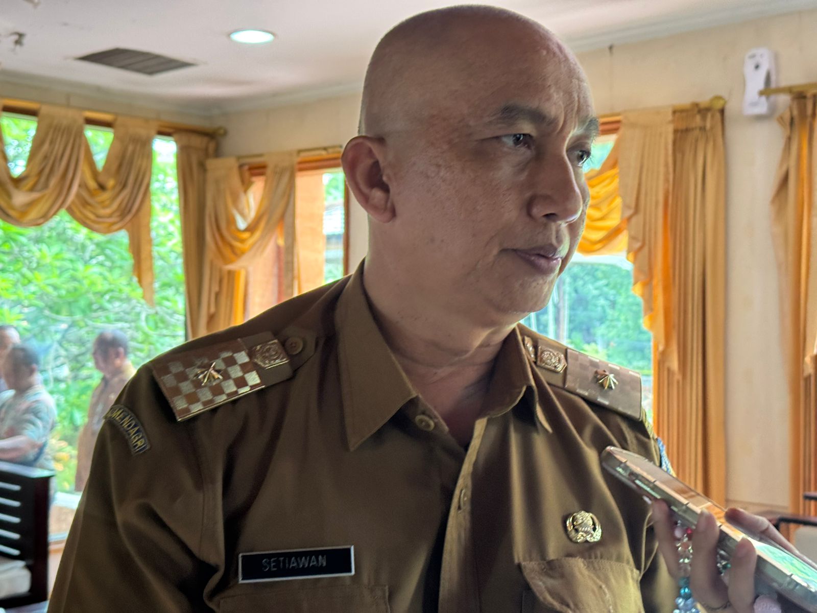 KONDISI: Kepala Dinas Ketenagakerjaan dan ESDM Provinsi Bali, Ida Bagus Setiawan