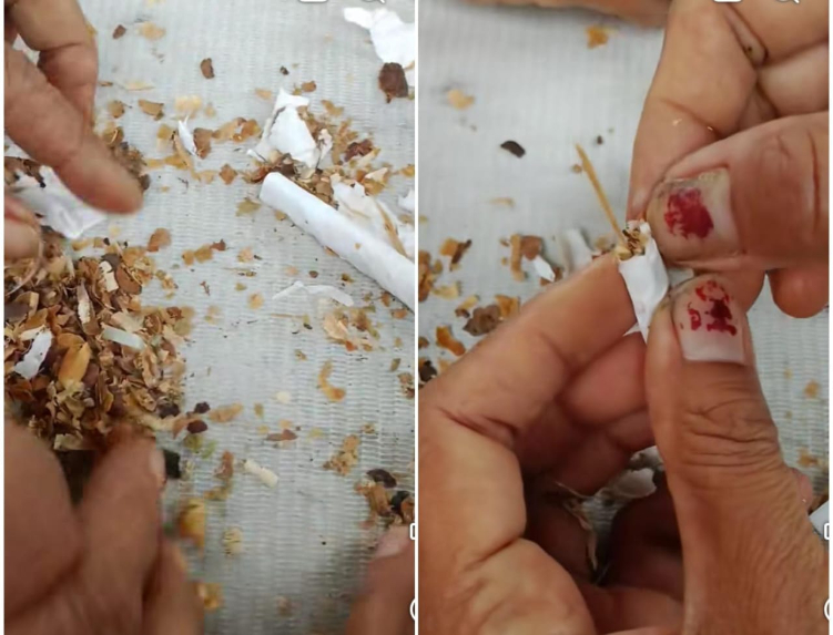 Beredar video rokok banten dibuat dari sampah kering