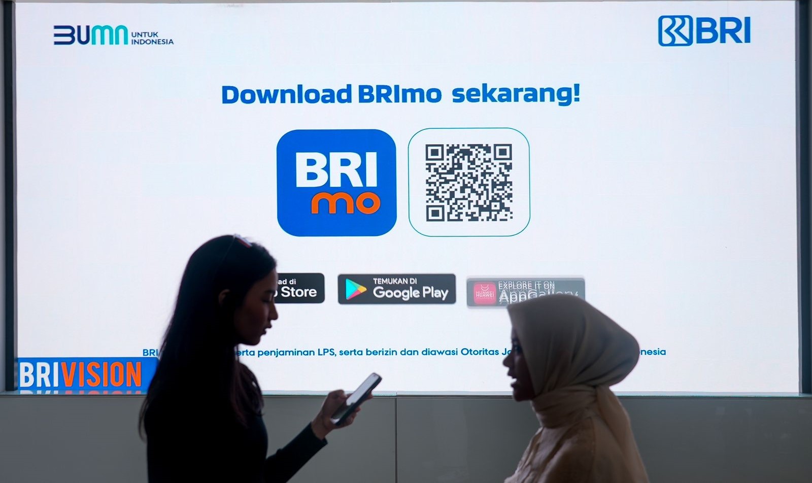 Ilustrasi superapps BRI, BRImo.